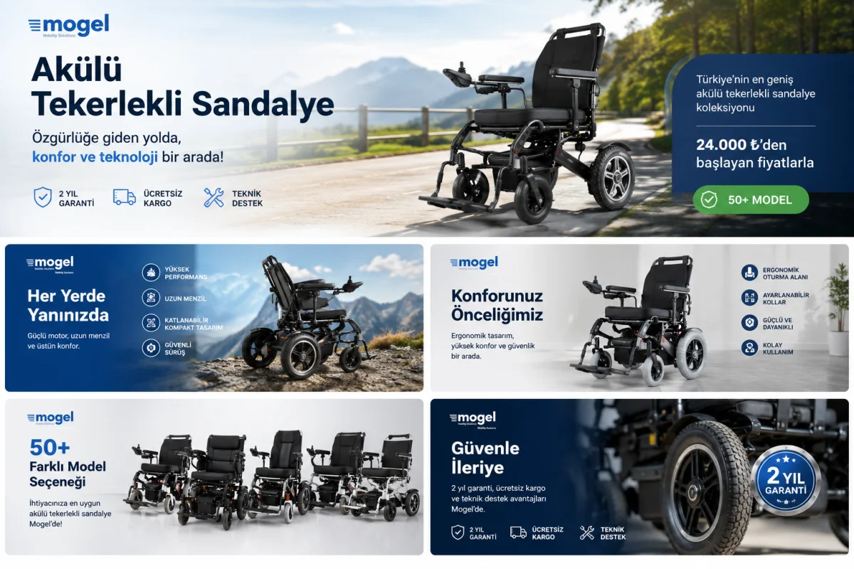 akülü tekerlekli sandalye modelleri — Mogel kataloğu