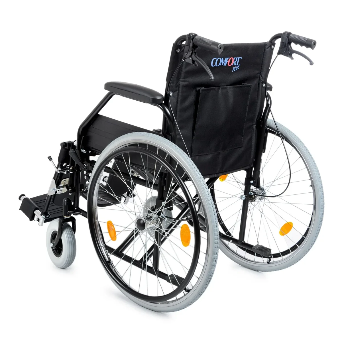 Comfort Plus DM-303 50cm Standart Manuel Tekerlekli Sandalye (Özellikli,Baldır Destekli)
