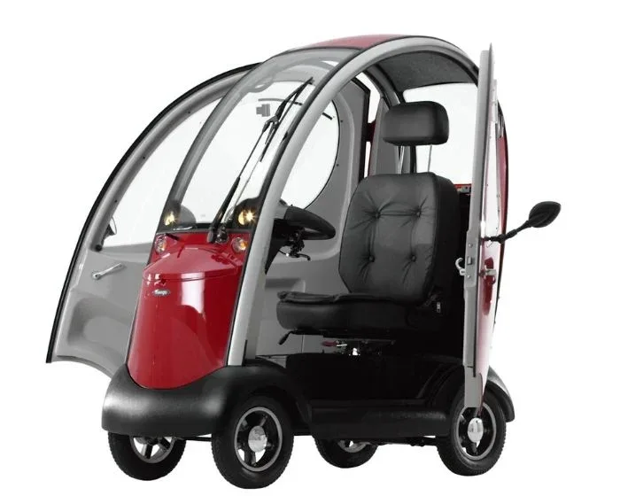 Napoleon Kabinli Elektrikli Akülü Scooter
