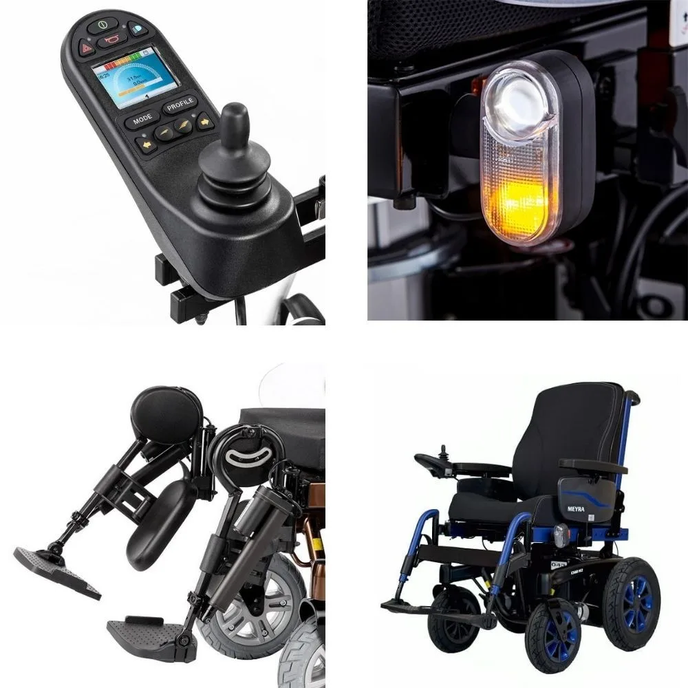 Meyra İCHAİR MC2 1.611 elektrikli sırt recline -10 ile +50 derece ayar yan görünüm