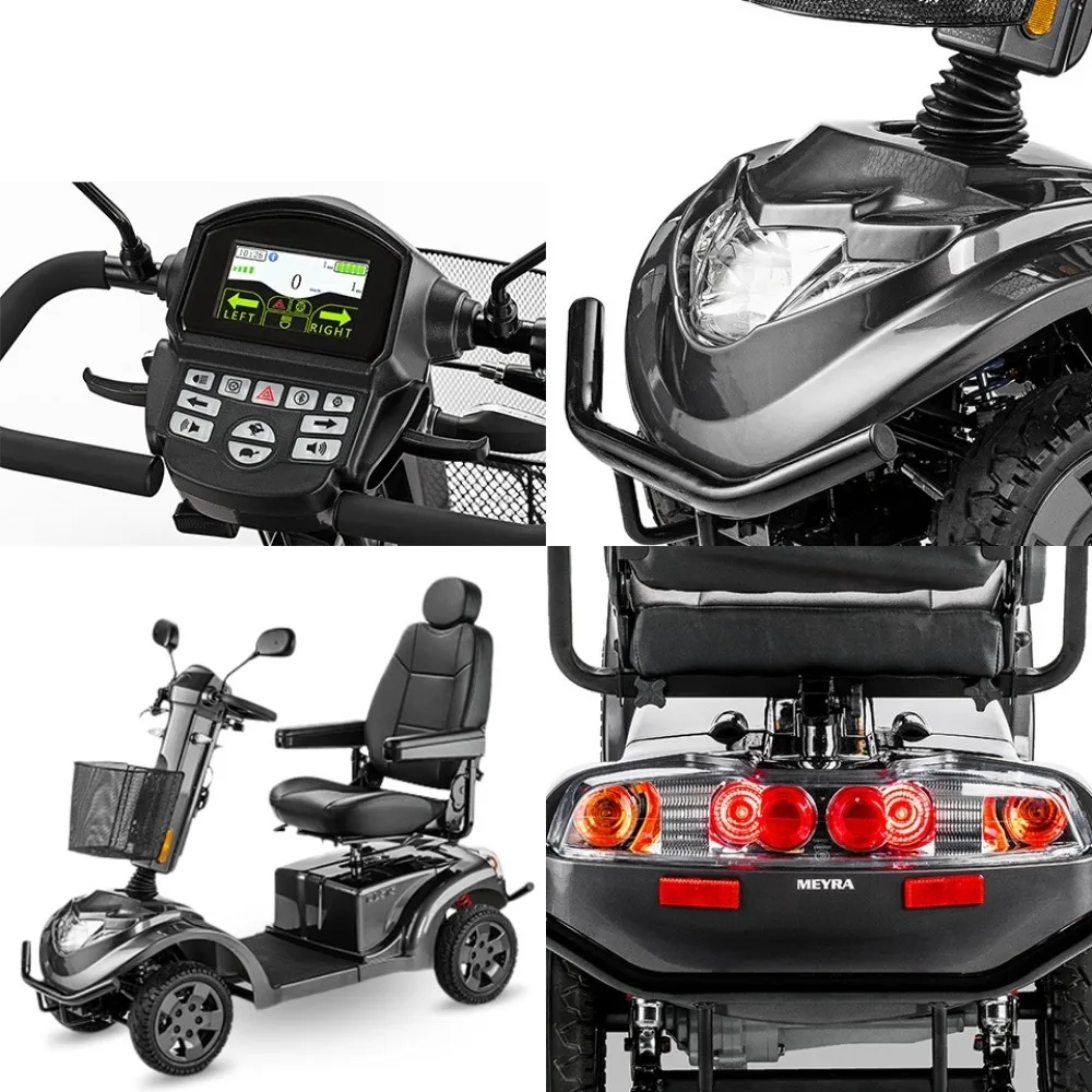 Meyra CL 515 1.274 dört tekerlekli yapı mükemmel denge dış mekan premium scooter