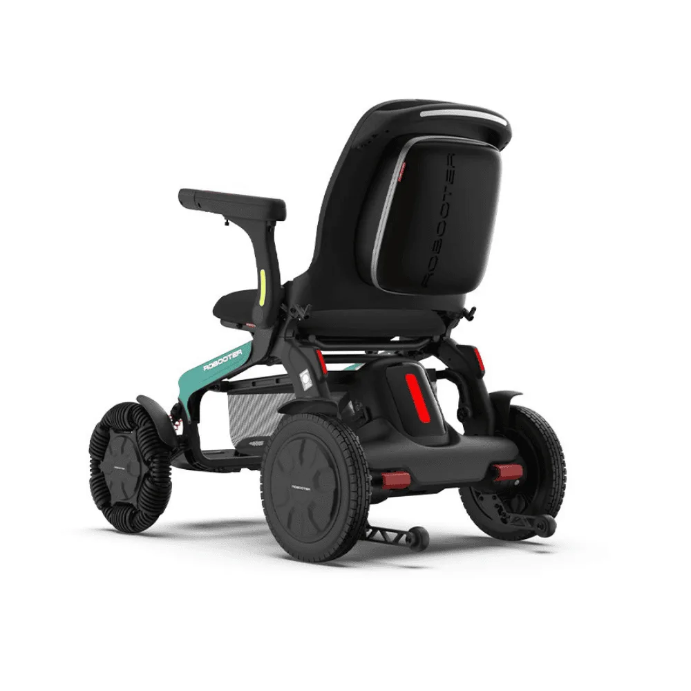 Robooter E60 PRO A lityum akülü sandalye emniyet kemeri detayı