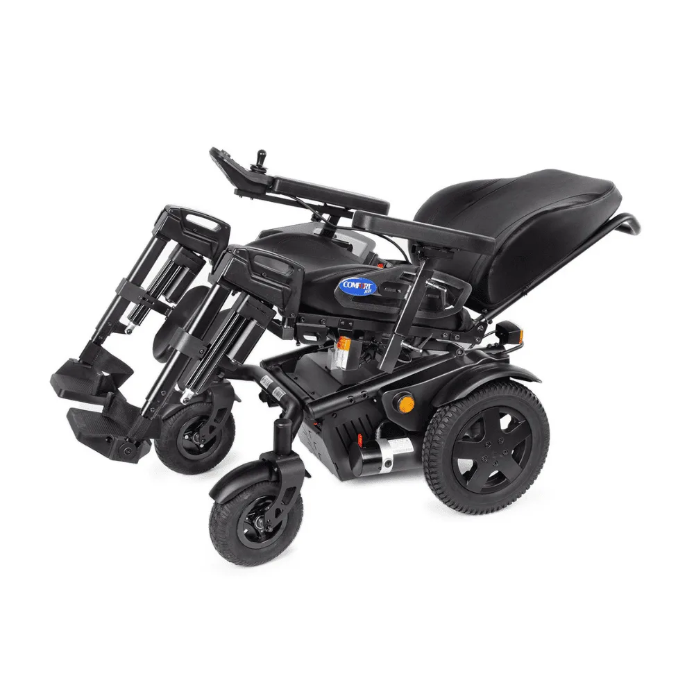 Comfort Plus DM-450 King çelik şase 145 kg kapasiteli tam donanımlı akülü sandalye
