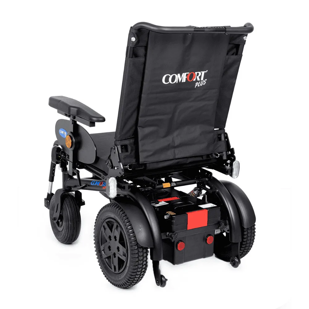 Comfort Plus DM-450 Luxury XXL emniyet kemeri ve antitipper tekerlek güvenlik donanımı