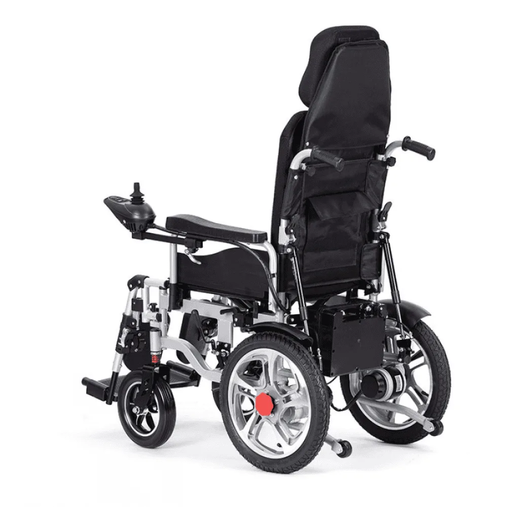 Jetty JT-124 ekonomik konumlandırma powerchair 15 km menzil geniş oturma yüksek sırtlık Mogel