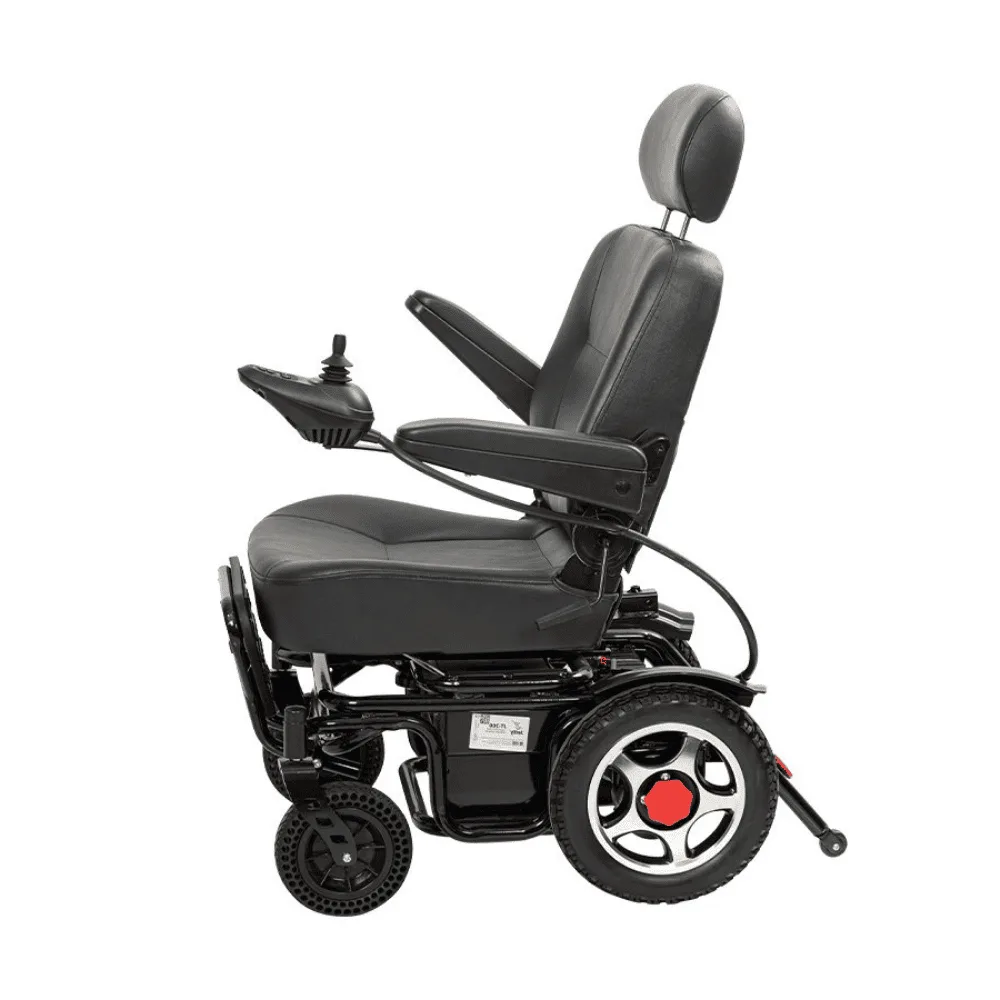 Jetty JT-200 kaptan koltuk powerchair 12 derece eğim 10 cm engel aşma joystick kontrol