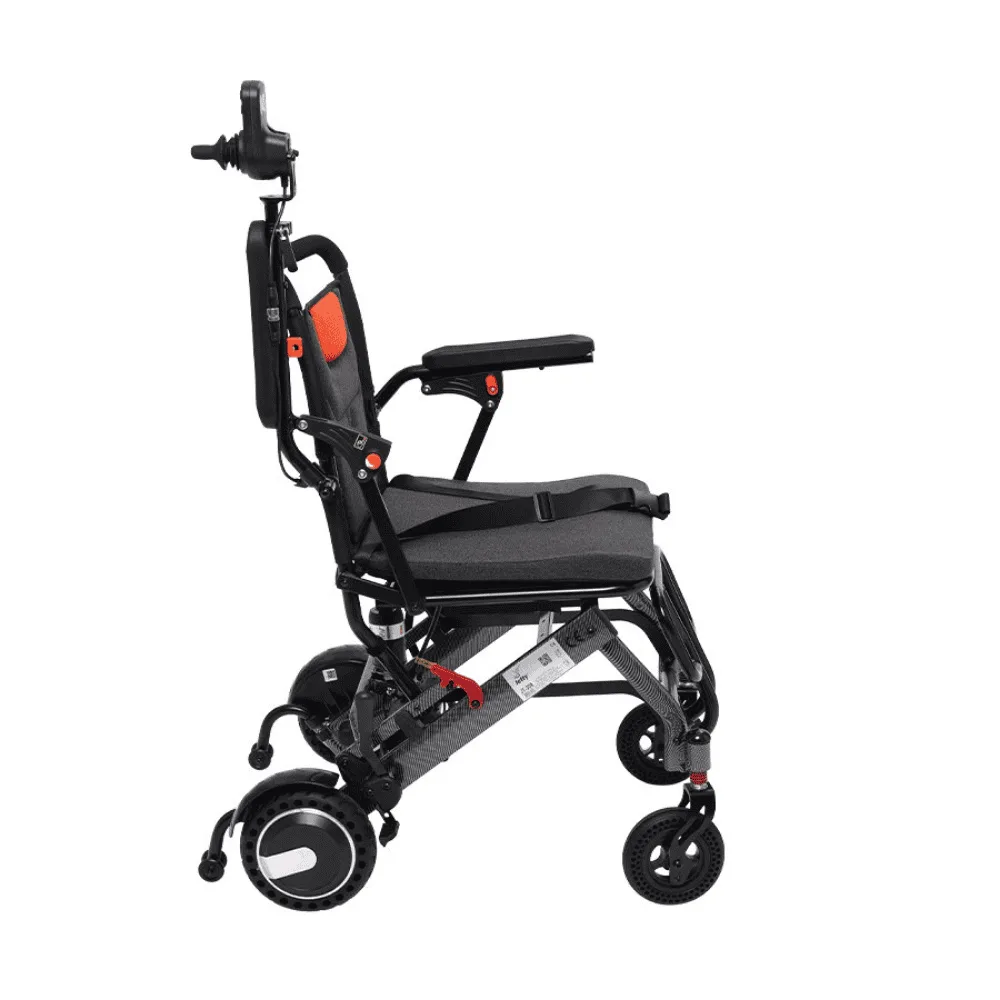 Jetty JT-308 hafif katlanır powerchair elektromanyetik fren 2 yıl garanti Mogel