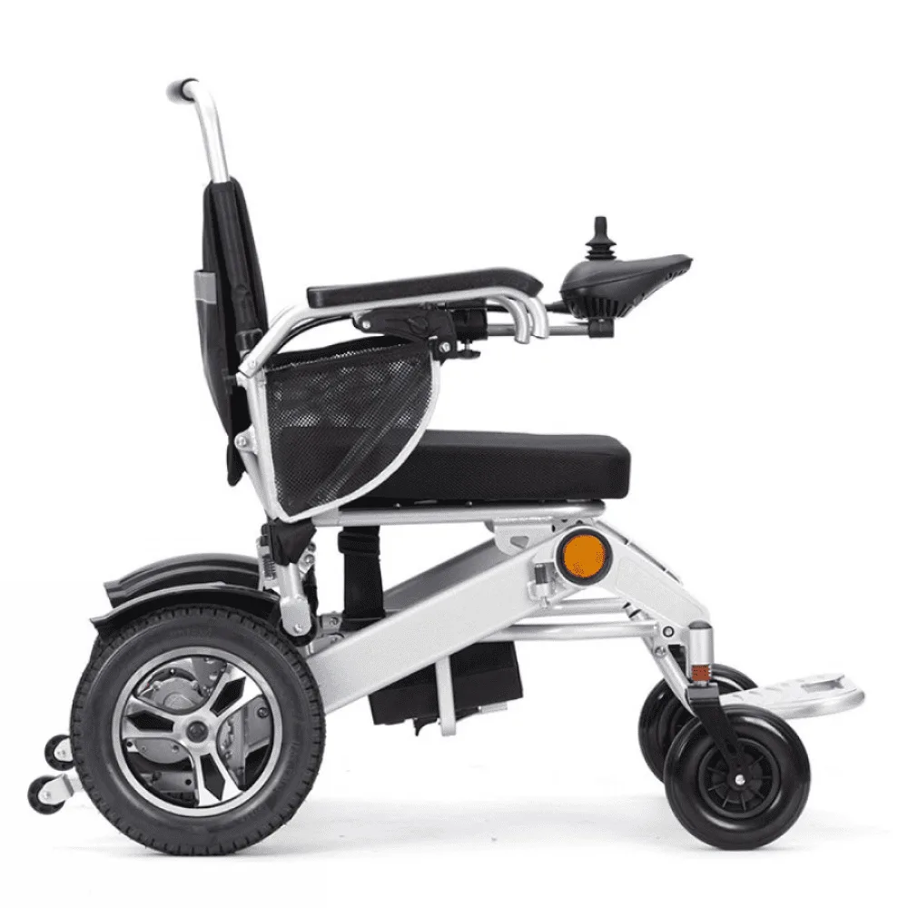JT-309 Jetty katlanır powerchair 47×45 cm koltuk 150 kg 12 Ah lityum akü Mogel