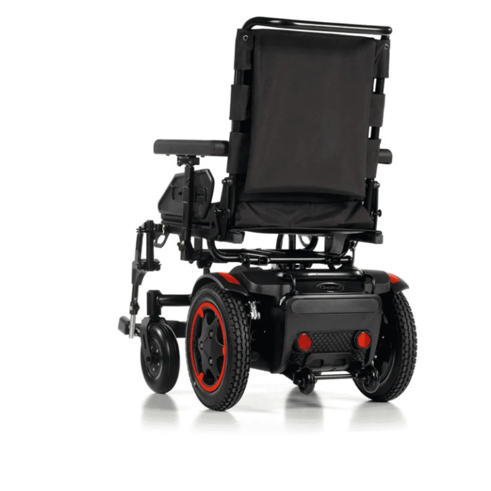 Q100 R arazi modeli Quickie akülü sandalye çim park kırsal kullanım ultra kompakt gövde