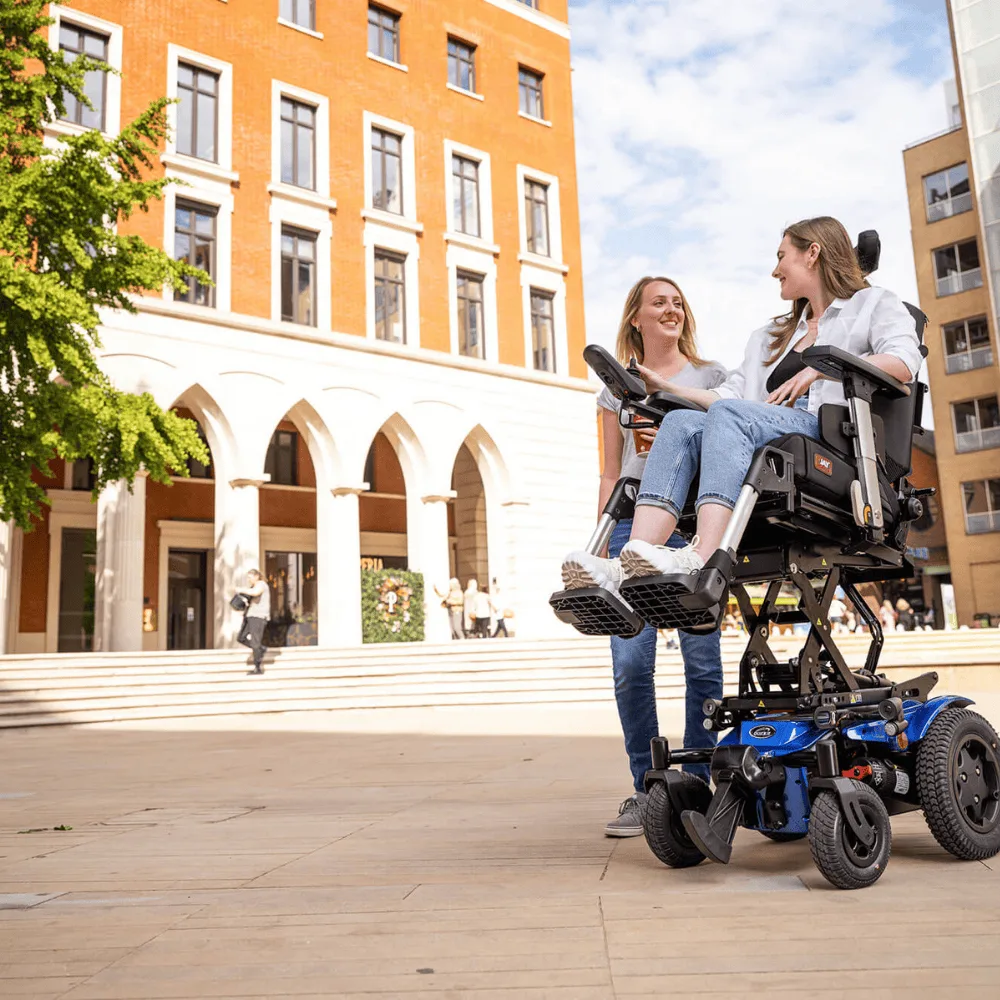 Quickie Q300 R motorlu tilt recline asansör özellikli kompakt powerchair 2 yıl garanti