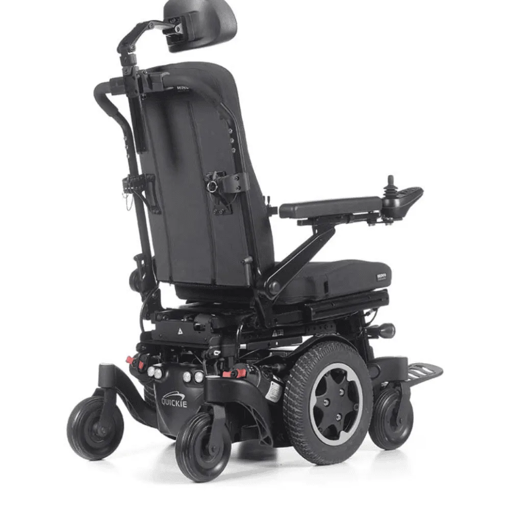 Quickie Q500 M Bluetooth iDrive atanabilir düğmeler 160 kg 40 km menzil ortadan çekişli