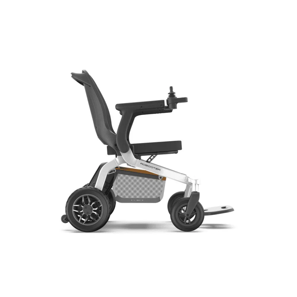 Robooter E40S-10 hafif katlanır powerchair alüminyum gövde 150 kg kapasite