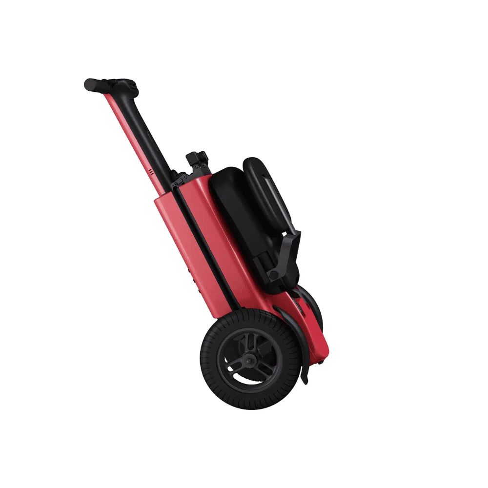 Scuba S540 Foldie katlanır scooter katlanma mekanizması adım görüntüsü