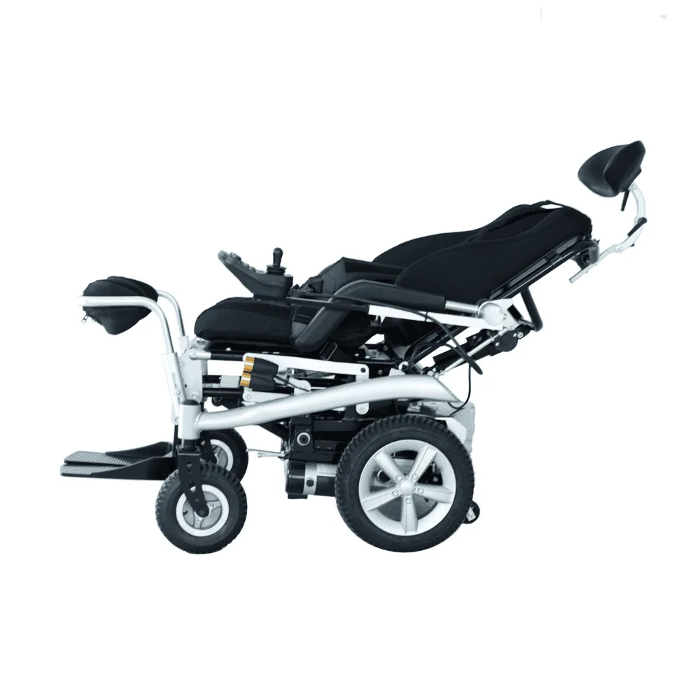 Scuba S300 standing tekerlekli sandalye mekanizma detayı, 8-14 inç havalı tekerlek