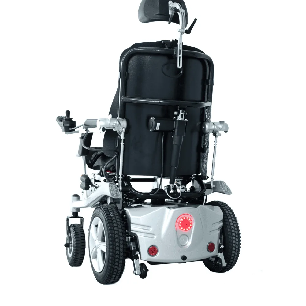 Scuba S300 akülü sandalye katlanmış taşıma pozisyonu, seyahat uyumlu gövde