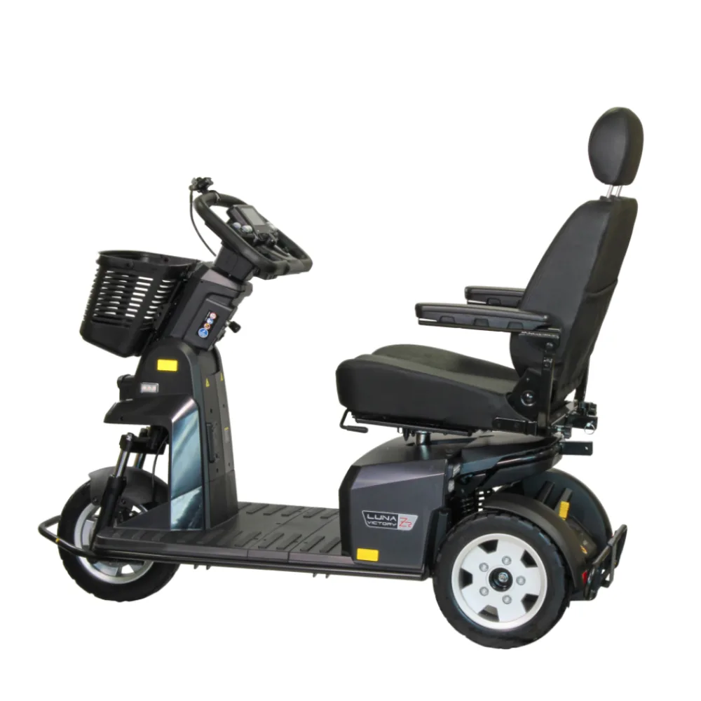 Pride Luna Z 159 kg kapasiteli modüler yapı LED aydınlatmalı scooter