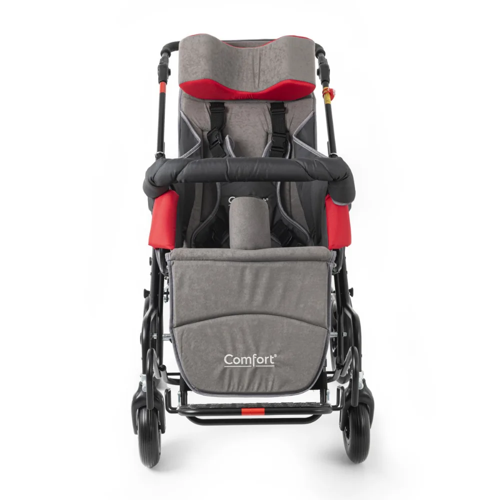 Comfort Size 6+ büyük çocuk puseti ayarlanabilir sırt 360 derece ön tekerlek