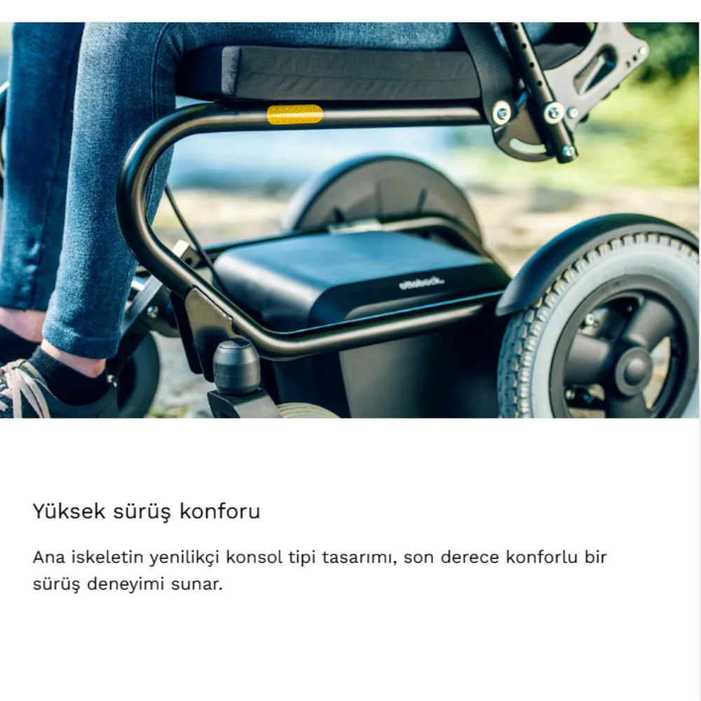 Ottobock Wingus elektrikli akülü sandalye RWD anti-tipper 25 km yalın estetik günlük kullanım