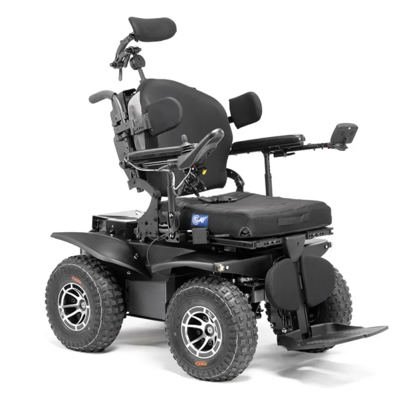 Logo Silver OUTCHAIR S Arazi Akülü Tekerlekli Sandalye 4x4