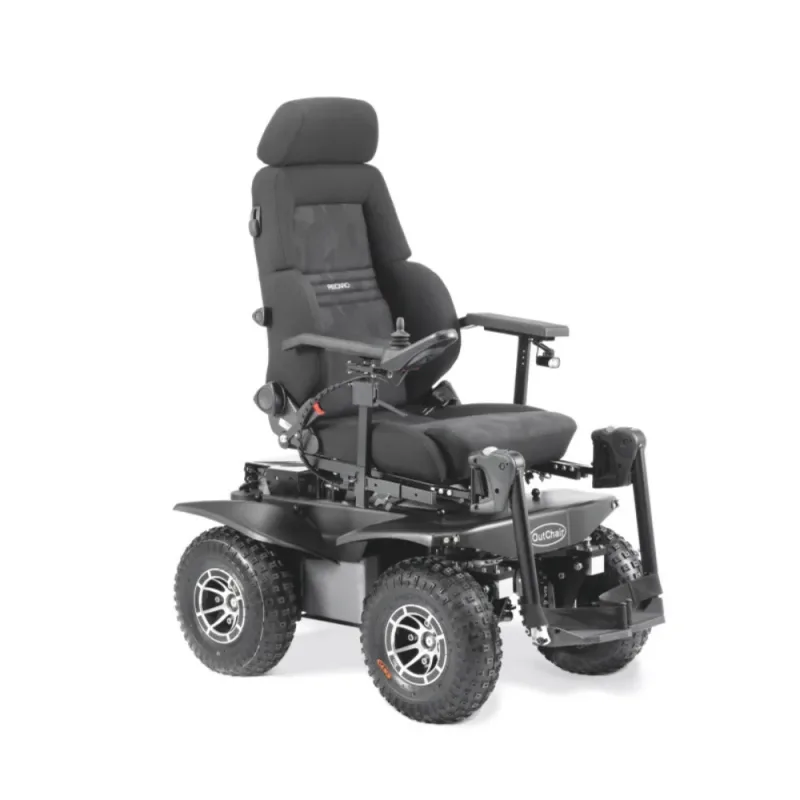 Logo Silver OUTCHAIR S Arazi Akülü Tekerlekli Sandalye 4x4
