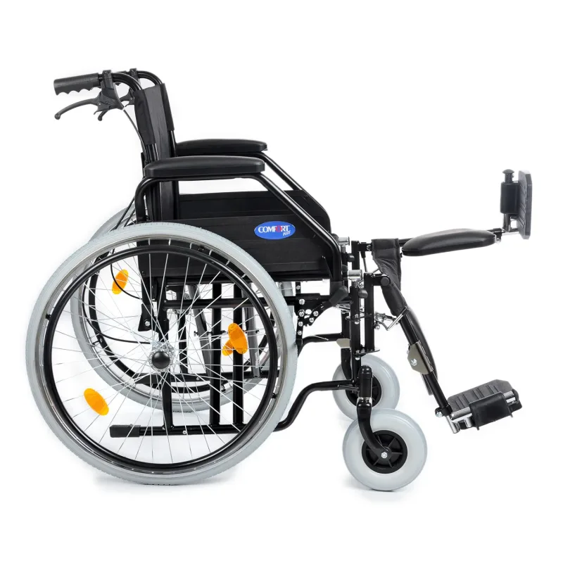 Comfort Plus DM-303 50cm Standart Manuel Tekerlekli Sandalye (Özellikli,Baldır Destekli)