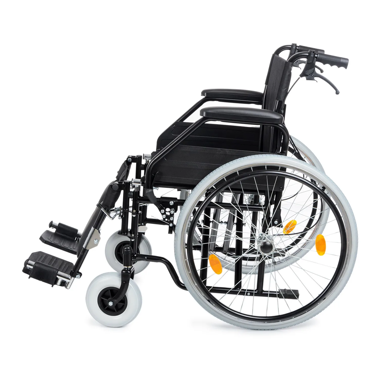 Comfort Plus DM-303 50cm Standart Manuel Tekerlekli Sandalye (Özellikli,Baldır Destekli)