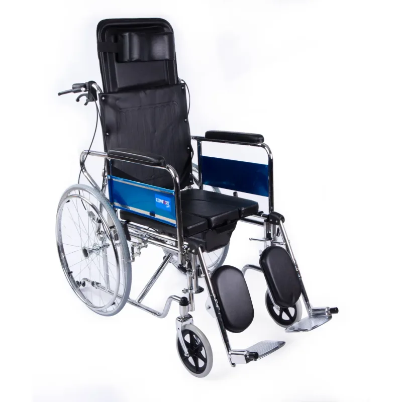 Comfort Plus DY02608GC Sırtı Yatar Ayak Kalkar Tuvalet Özellikli Tekerlekli Sandalye