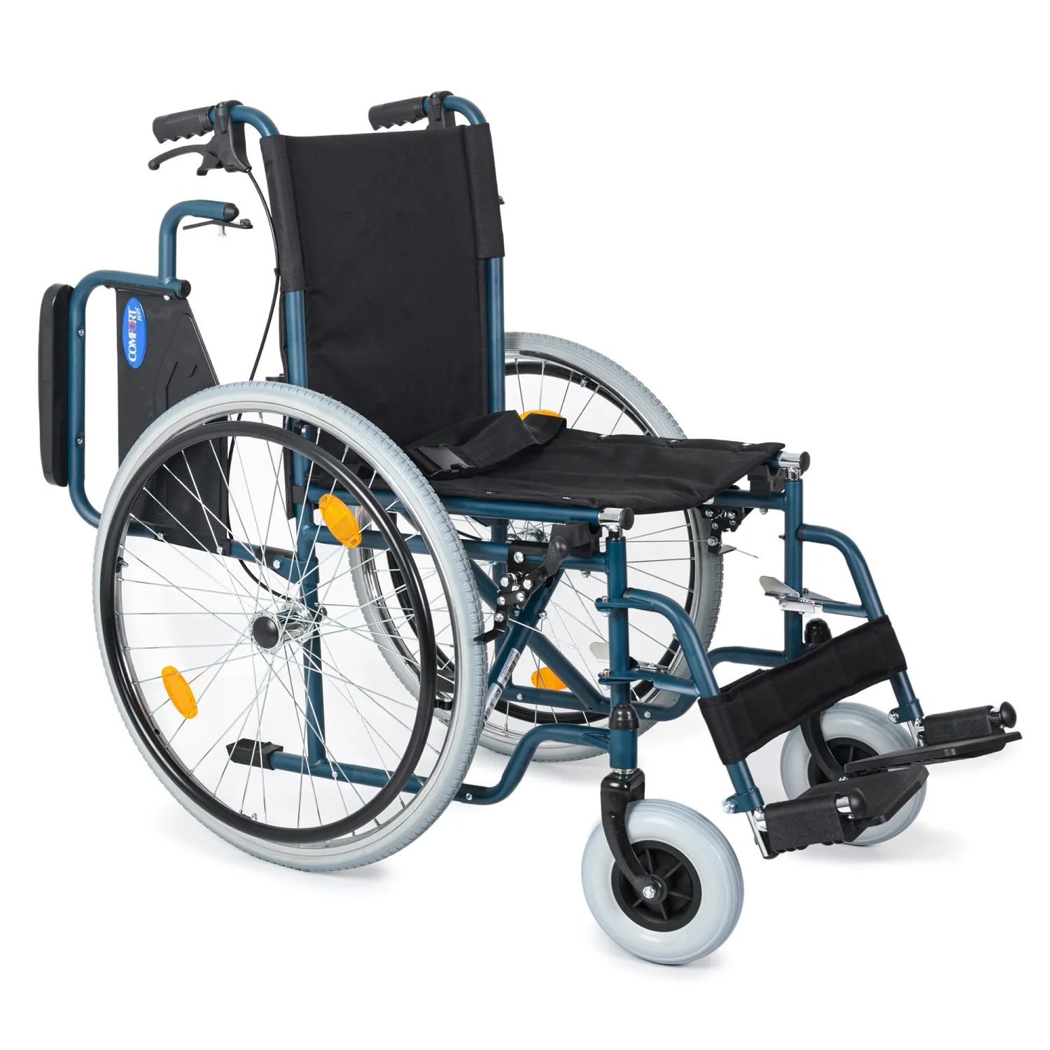 Comfort Plus DM-312 45cm standart oturma kapı geçişi banyo uyumlu tekerlekli sandalye