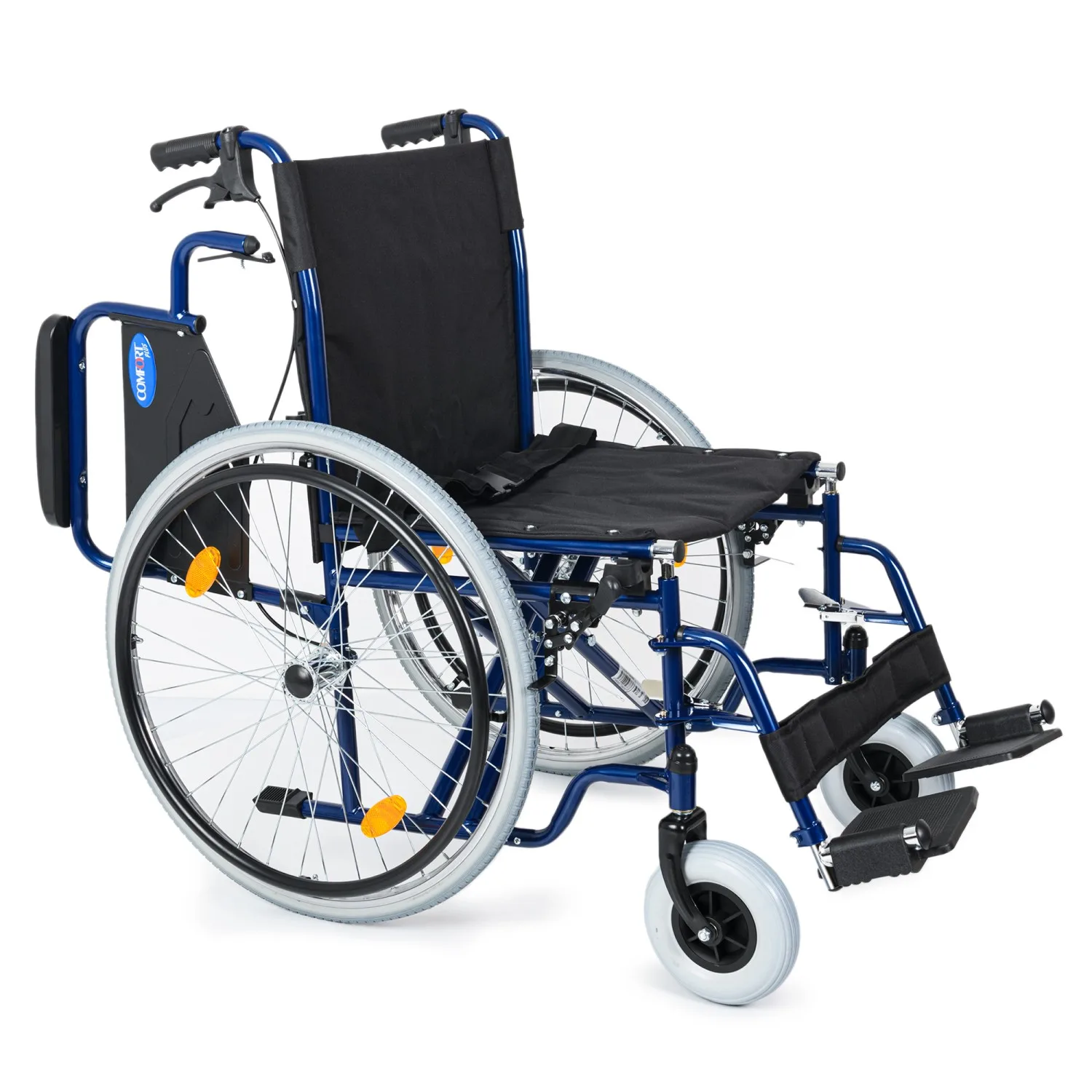 Comfort Plus DM-312 50cm silikon dolgu tekerlek bakımsız sessiz sürüş geniş sandalye