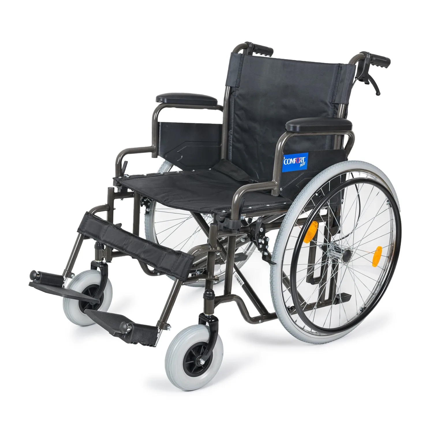 Comfort Plus DM-312 55cm bariatrik tekerlekli sandalye büyük beden kullanıcı