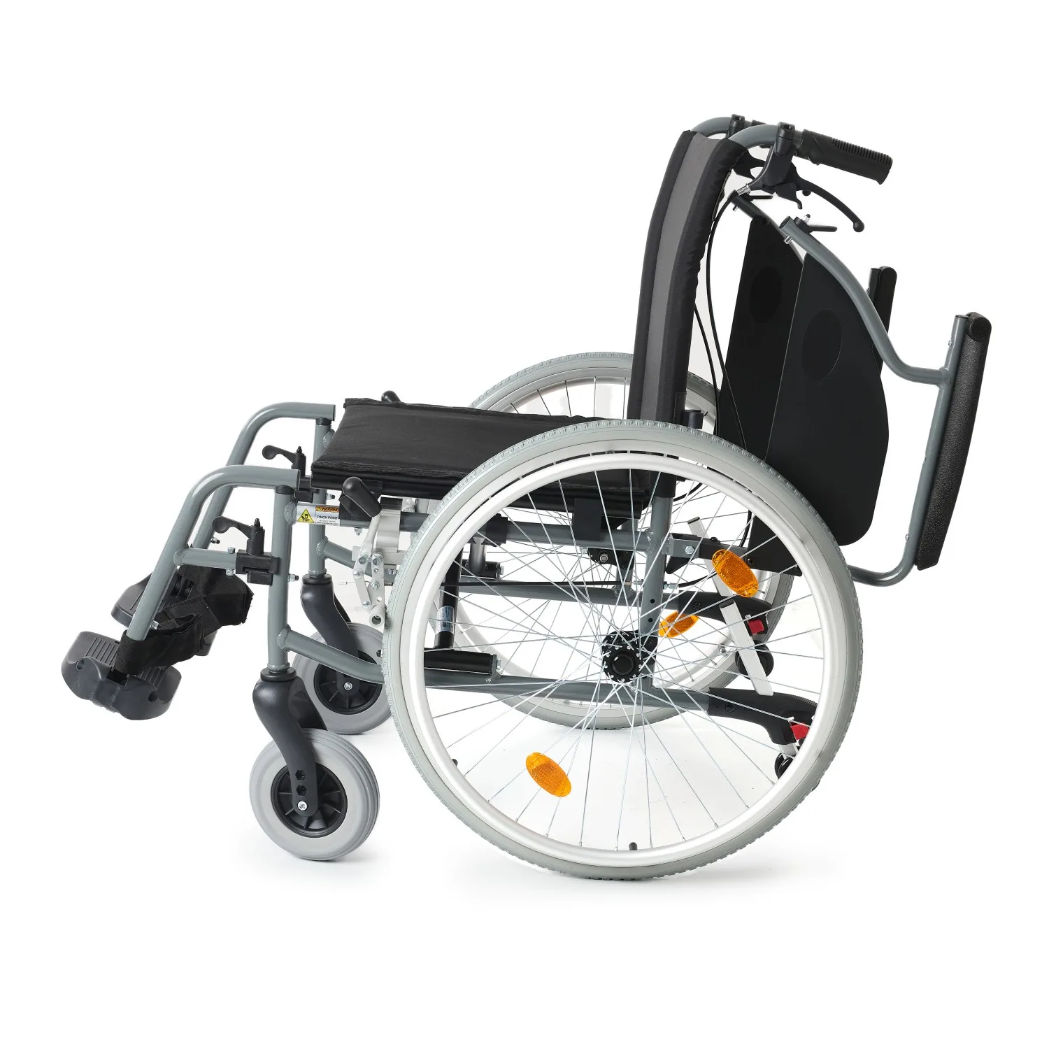 Comfort Plus DM-317 50cm alüminyum şase dayanıklı gövde günlük kullanım manuel sandalye