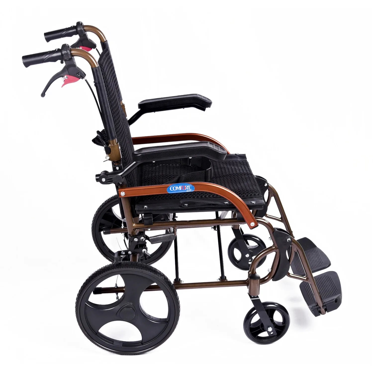 Comfort Plus GK863LABJ-12 Jet Black katlanabilir hafif alüminyum dar alan manevra