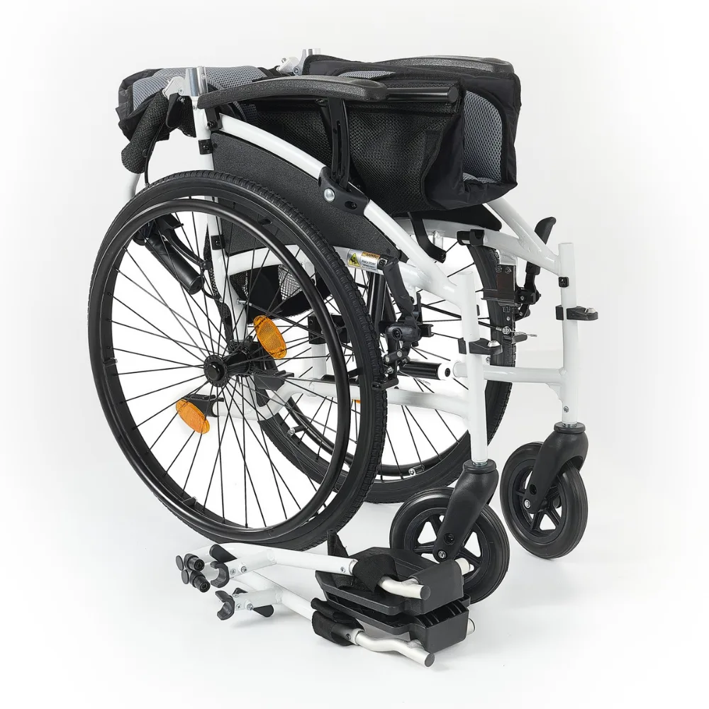 Comfort Plus GPro yan görünüm katlanabilir hafif seyahat uyumlu tekerlekli sandalye