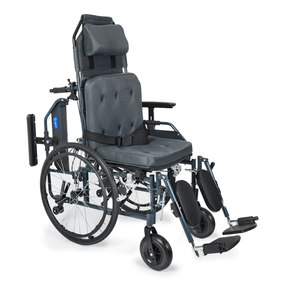 Comfort Plus PHW954LGC-46 Lux yan görünüm katlanabilir evde bakım klinik tekerlekli sandalye