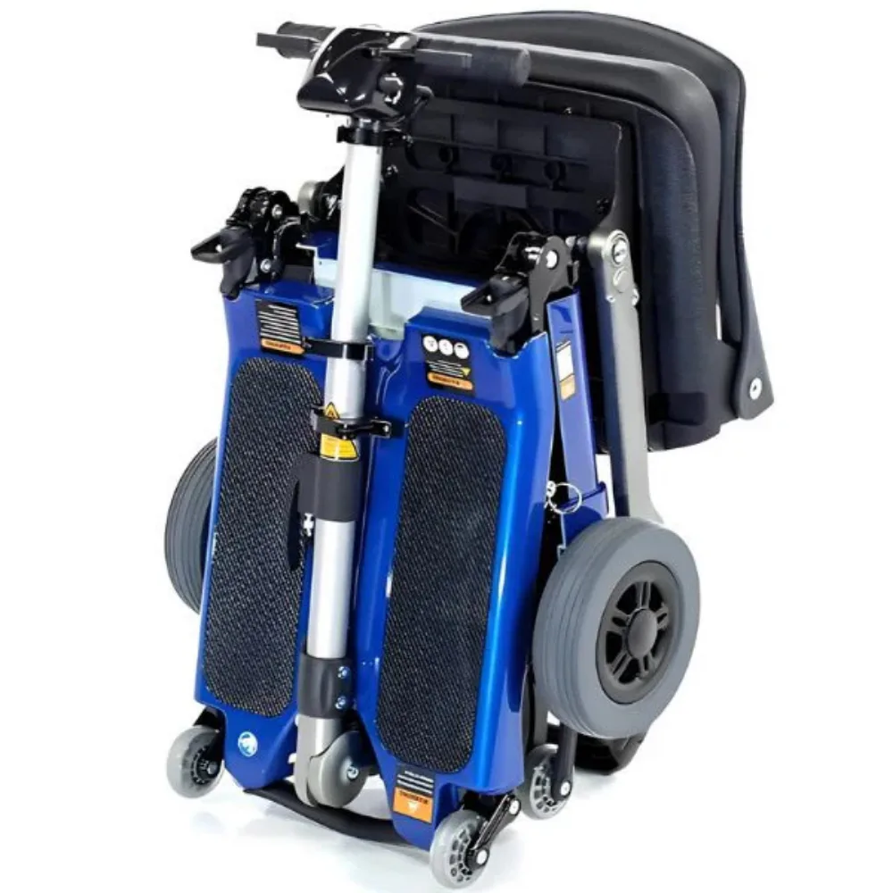 Luggie katlanabilir scooter yan görünüm bakım gerektirmeyen dolgu tekerlek