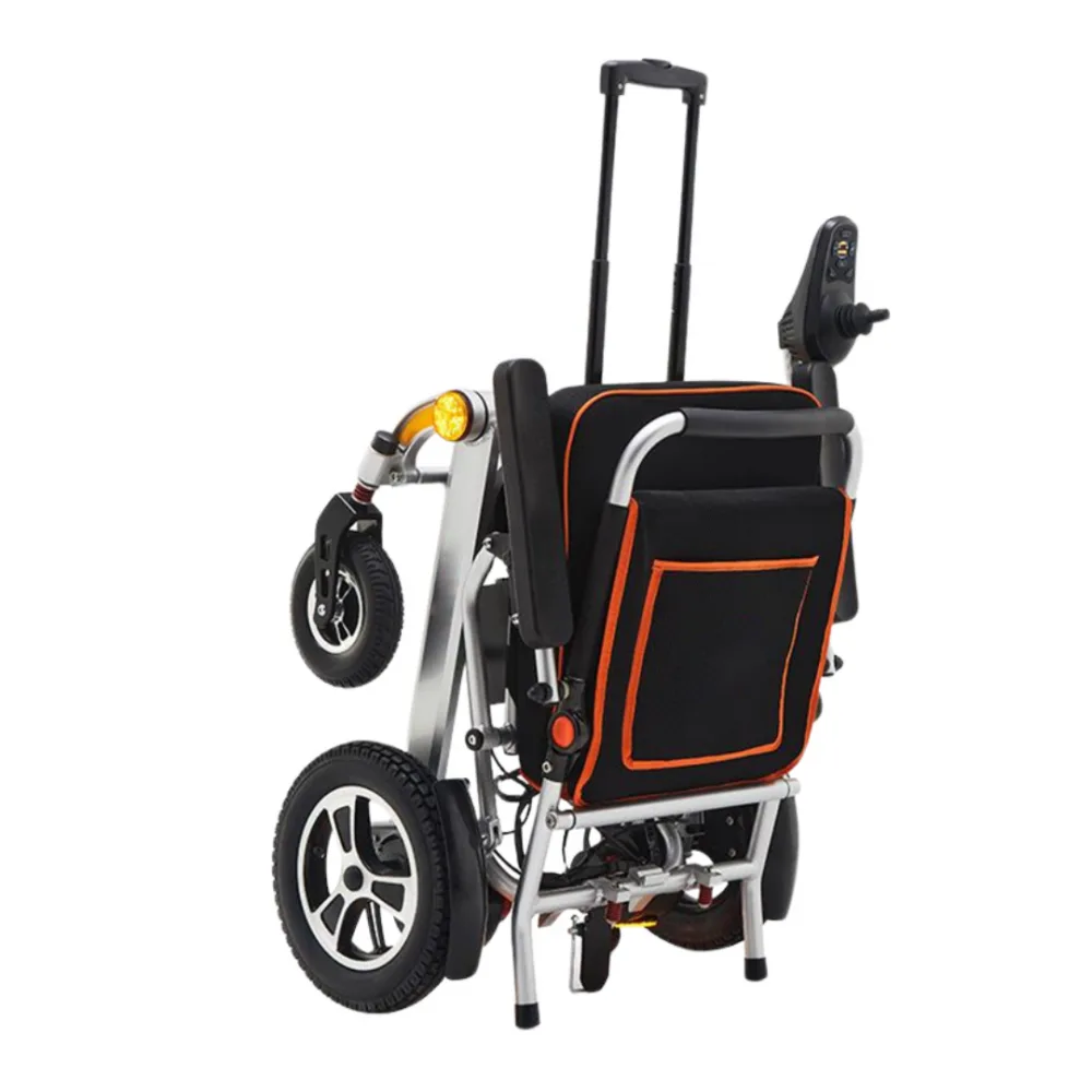 Poylin P206 akülü tekerlekli sandalye tekerlek ve motor detay görünümü