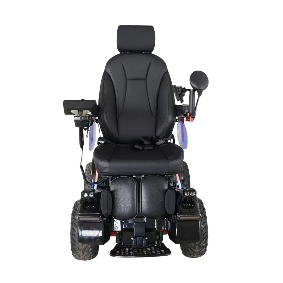 Galactus S290 arazi akülü tekerlekli sandalye off-road teker güçlü motor iç dış mekân üstün performans