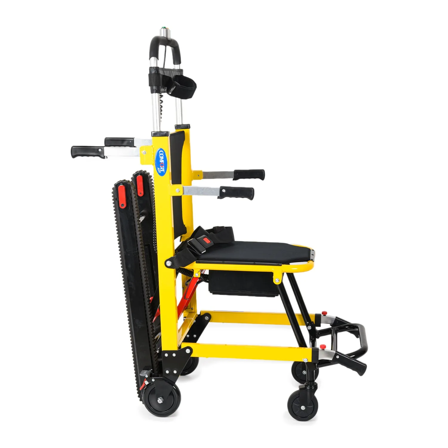 Comfort Plus TD010114E motorlu merdiven cihazı paletli sistem transfer tekerlekli sandalye detay