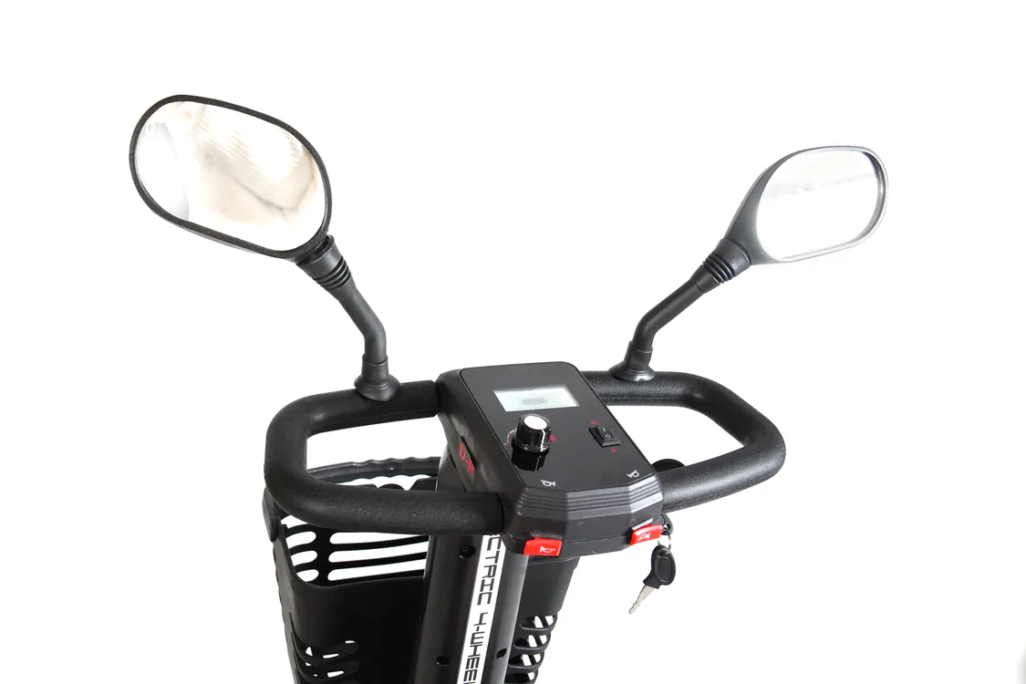 Mogel M350 mobilite scooter katlanabilir tasarım güçlü motor akülü engelli yaşlı araç öne çıkan özellikler
