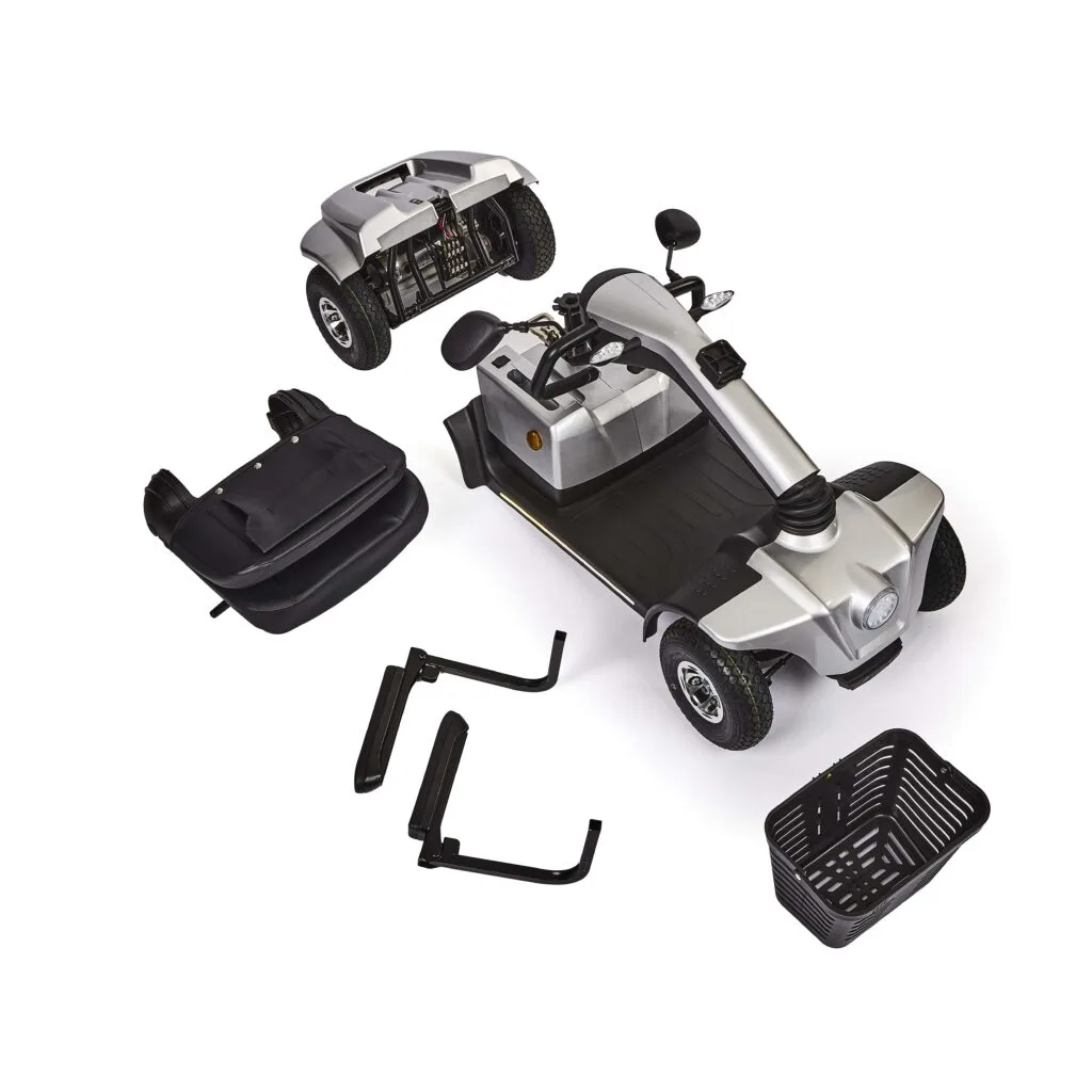 Mogel M500 mobilite scooter direksiyon kontrol paneli yakın çekim
