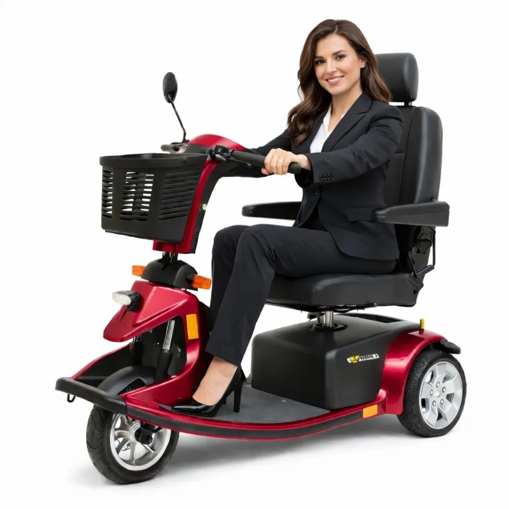 Pride Luna Victory engelli scooter dar alan manevra geniş koltuk