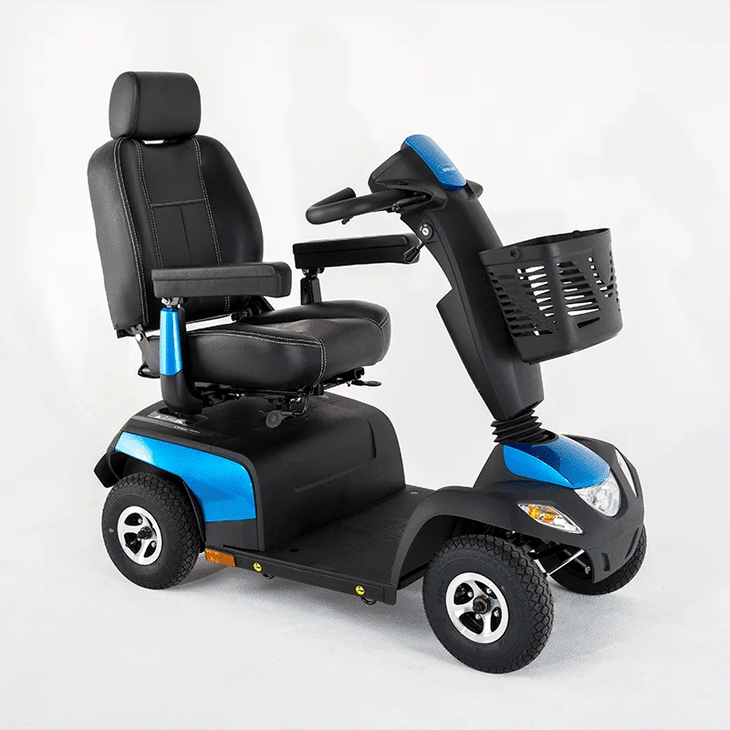 İnvacare Orion Metro 4 tekerlekli akülü engelli yaşlı scooter şehir içi kentsel mobilite güvenlik