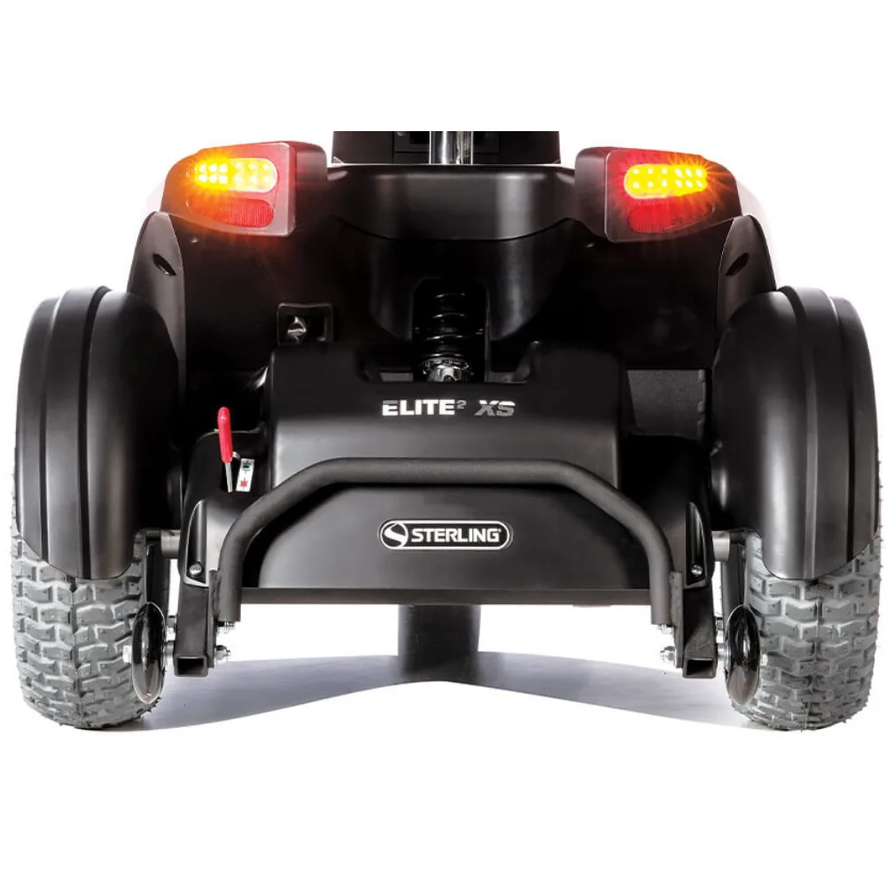 Sterling Elite2 XS engelli yaşlı scooter kompakt 3 tekerlek 360 döner koltuk delta direksiyon LCD panel