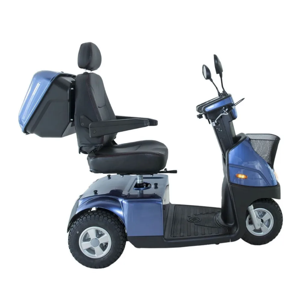 Afikim C3 akülü scooter İsrail Afikim marka 3 tekerlekli ayarlanabilir ergonomik koltuk güvenli tasarım
