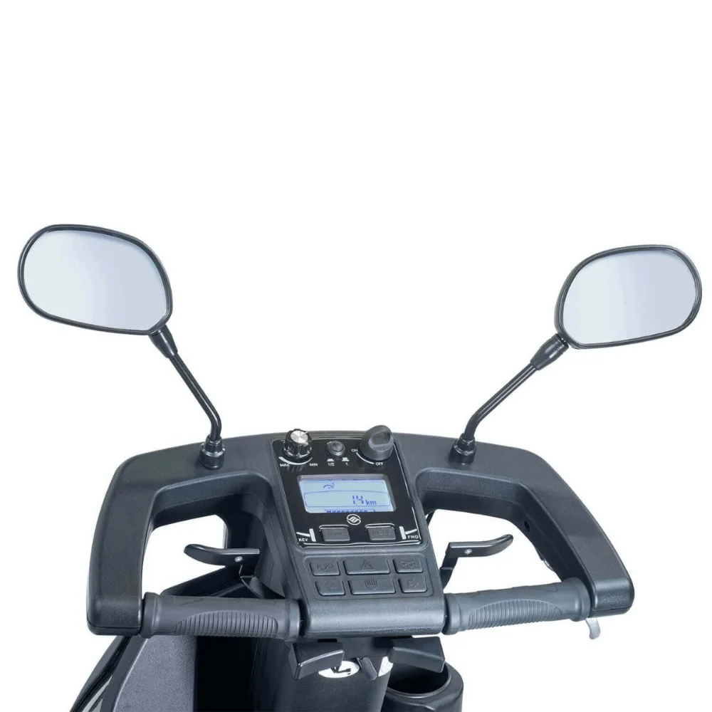 Afikim C3 engelli yaşlı scooter tam platform görünüm 3 tekerlek kompakt kullanıcı dostu kontrol sistemi