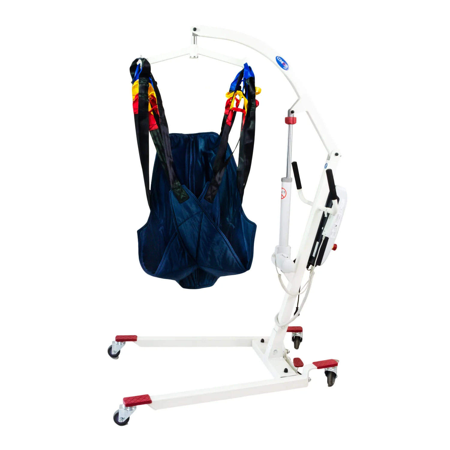 Comfort Plus DM-180 Hercules engelli yaşlı transfer lifti tam görünüm Comfort Plus marka 180 kg güvenli taşıma