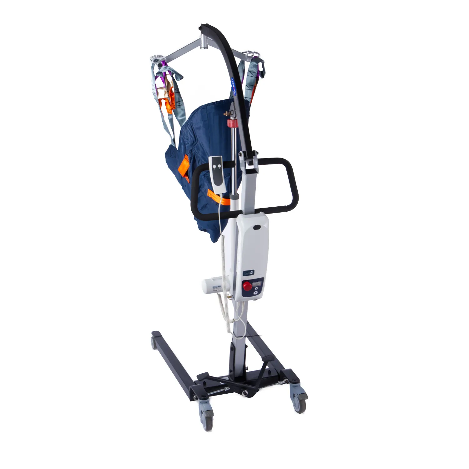 Comfort Plus DM-190 Compact mobil hasta lifti tam görünüm 150 kg manuel indirme güvenlik kompakt tasarım