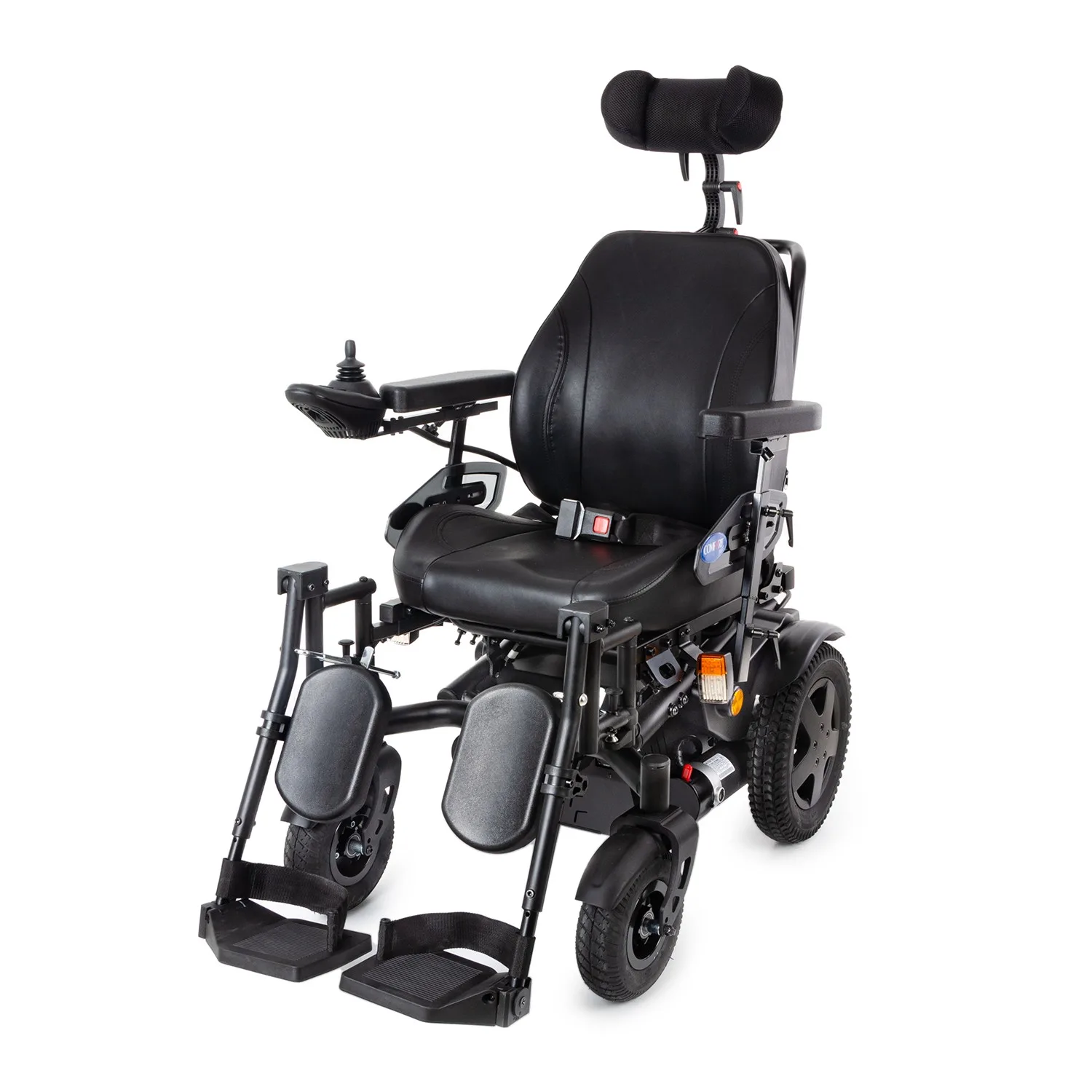 Comfort Plus DM-450 Panther full akülü sandalye elektrikli tilt sırt yatar Dynamic joystick deri kaptan koltuk
