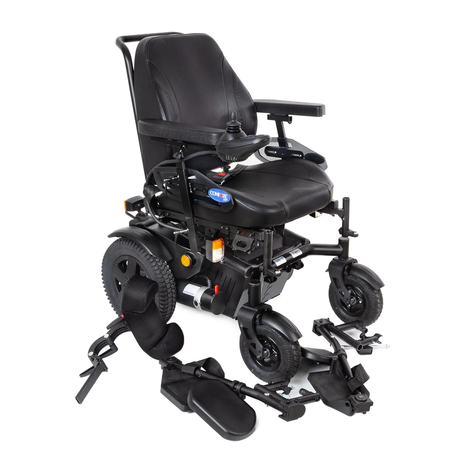 Comfort Plus DM-450 Panther full donanım akülü tekerlekli sandalye tam platform görünüm premium