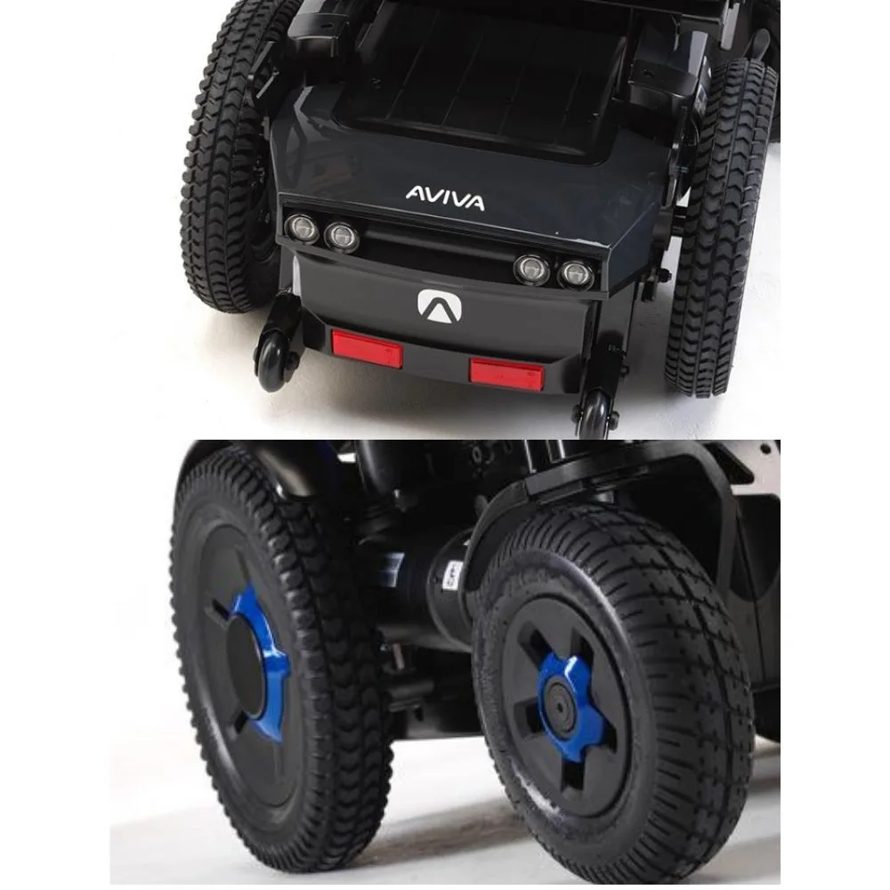 İnvacare Aviva RX40 LiNX akıllı kontrol sırt yatar ayak kalkar özellik detay güçlü motor